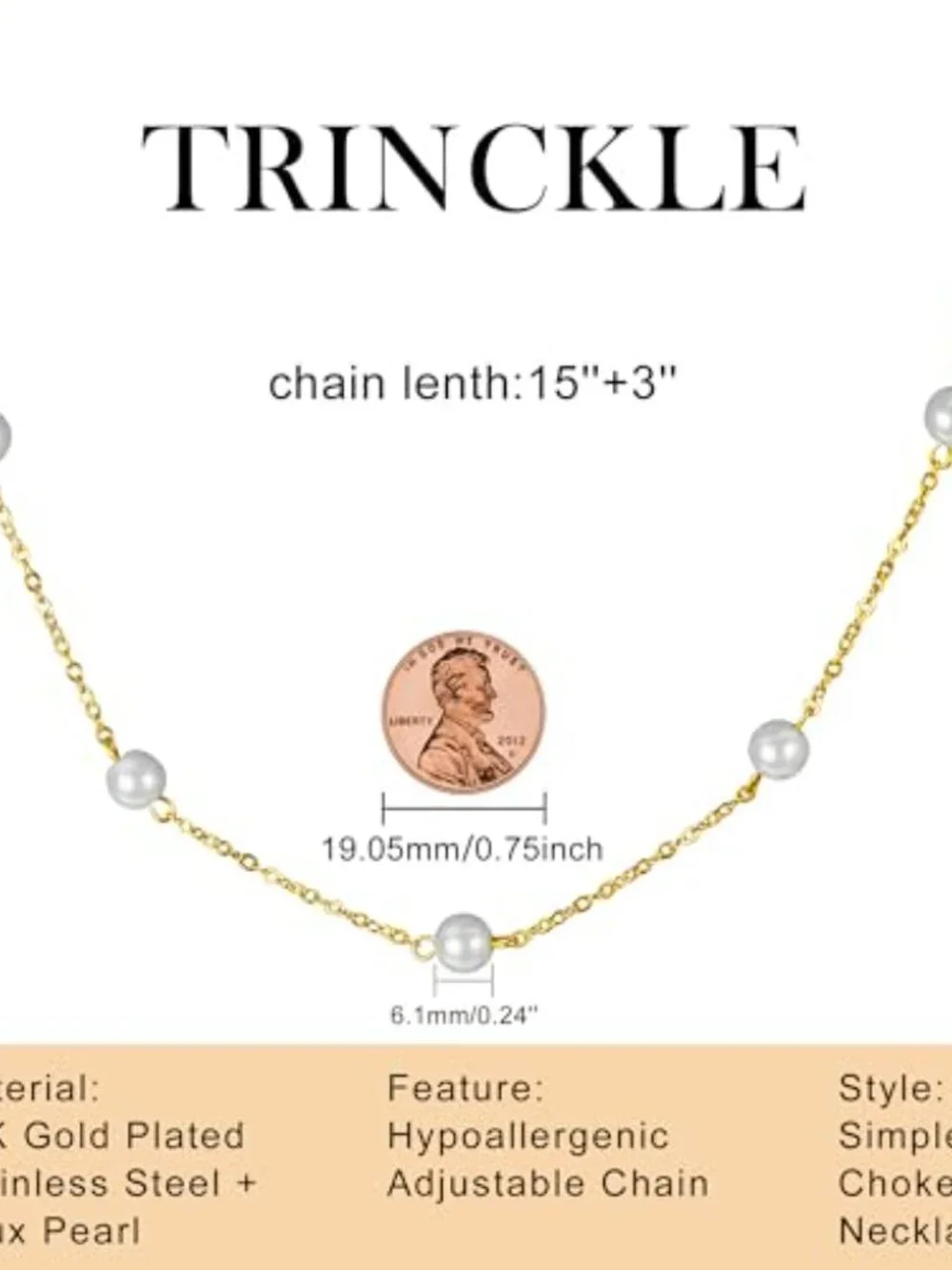 N/A pearl necklaces